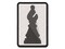 Chess Bishop Piece Multi-Color Embroidered Iron-On or Hook & Loop Patch Applique